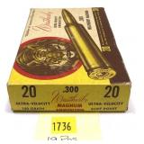 19 Rds. of .300 Weatherby Mag 180-grain SP