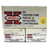 x3- Boxes of .45 Colt 255-grain lead Winchester