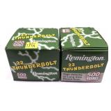 x2- Boxes of .22 LR. Remington 22 Thunderbolt