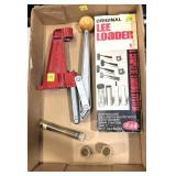 Lot, Lee press, Lee Loader in box, Lyman reamer