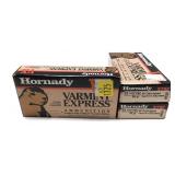 x3- Boxes of .22 Hornet 35-grain Varmit Express