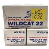 Lot, 150 Rds. of .22 LR. Winchester Wildcat 22