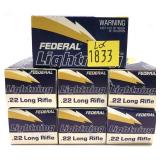 Lot, 325 Rds. of .22 LR. Federal lightning