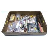 Lot, assorted vintage lures and vintage South