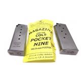 Lot, Colt 9mm Luger and Scott McDougall Colt