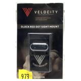 Velocity Glock red dot sight mount, in package