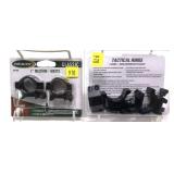 Lot, Weaver Classic 1" Medium scope rings and