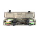 MTM Crossbow bolt case with 12 crossbow carbon