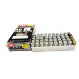 Lot, 50 Rds. assorted .40 S 7 W cartridges,