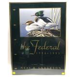 Framed Neal R. Anderson "The Federal" bird