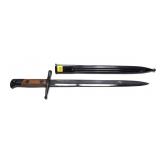 Bayonet with scabbard