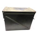 Large metal ammo can, 14" H