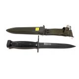 Colt 62316 knife/bayonet in US M8A1 scabbard