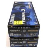 x2- Boxes of .450 Bushmaster 300-grain JHP