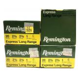x4- Boxes of 20 Ga. 2.75" No. 6 Remington