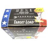 23 Rds. Federal 12 Ga. 2 3/4" target loads