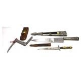 Lot, 3 assorted knives includes decorative