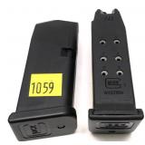 Lot, 2 Glock .40 9 Rd. magazines