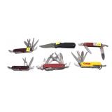 Lot, 6 assorted pocket knives includes: