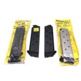 Lot, 4 magazines: 2-Chip McCormick .45 ACP. 8