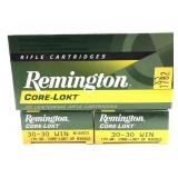 x3- Boxes of .30-30 WIN. 170-grain Core-Lokt SP