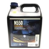 8 lb. bottle of VihtaVuori N550 reloading powder,