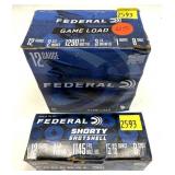 Lot, 25 Rds. Federal 12 Ga. 2 3/4" game loads