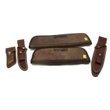 Lot: 2 Randall Knives padded knife cases, 2-