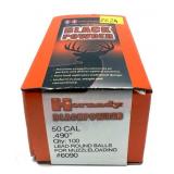 Hornady .50 Cal. round balls, 100 ps.