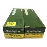x2- Boxes of .44 REM Mag. 240-grain semi-jack HP