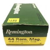 Box of .44 REM Mag. 240-grain lead, 50 Rds.
