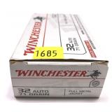Box of .32 Auto 71-grain FMJ Winchester