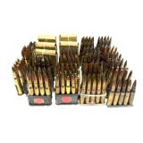 Lot, assorted military cartridges on stripper