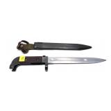 Bayonet with scabbard