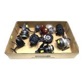 Lot, 7 assorted reels with extra spool