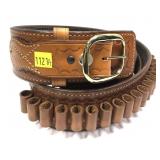 Leather 48" / .45 Cal cartridge belt,