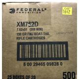 Case of 7.62x51mm (.308 WIN.) 150-grain FMJ