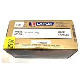 Lapua .32 S & W Long brass, 100 pcs.