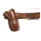 Embossed leather cartridge belt size 38 with