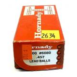 Hornady .457 lead balls