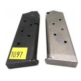 Lot: 2 Colt .45 Auto Magazines marked "M"