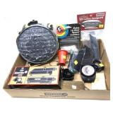 Lot: assorted gun accessories and parts, includes: