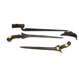 Lot: Early Bayonet and 2 Indian Style knives