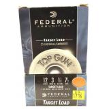 x2- Boxes of 12 Ga. 2.75" No. 7.5 Federal target