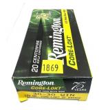 Box of .30-30 WIN. 170-grain Core-Lokt SP