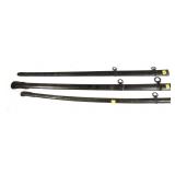 Lot, 3 early scabbards, unmarked, approx.