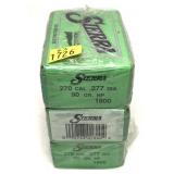 x3 - Boxes of .270 Cal. (.277") - 90 Gr. Sierra