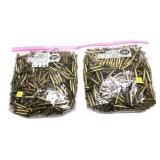Lot, 2 bags brass: 1bag  5.56 once fired brass,