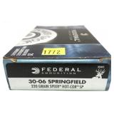 Box of .30-06 Sprg. - 220 Gr. Speer Hot-Cor S.P.