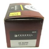 Box of .45 Auto - 230 Gr. FMJ Federal Cartridges